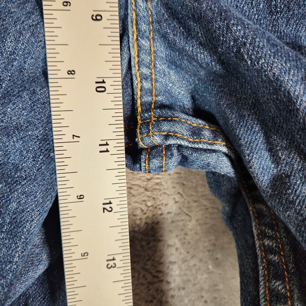 Levi's 550 Relaxed Tapered Blue Denim Jeans Women's Size 14 30X33 Medium Wash - Picture 3 of 12